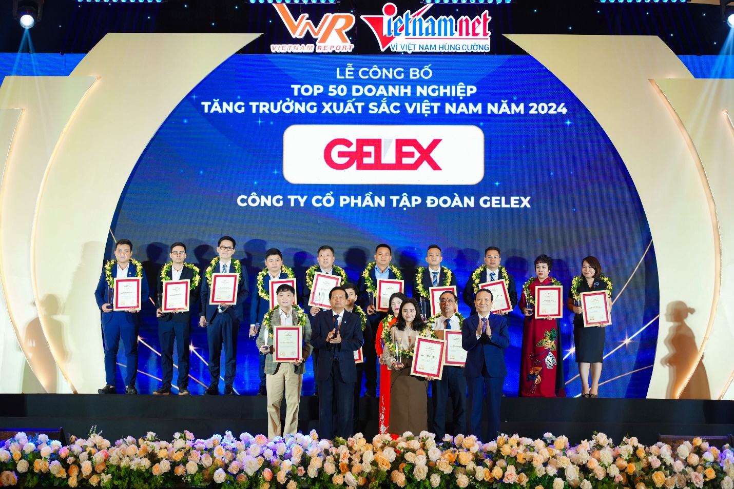 GELEX tiếp tục lọt Top 50 doanh nghiệp tăng trưởng xuất sắc Việt Nam 2024- Ảnh 1.