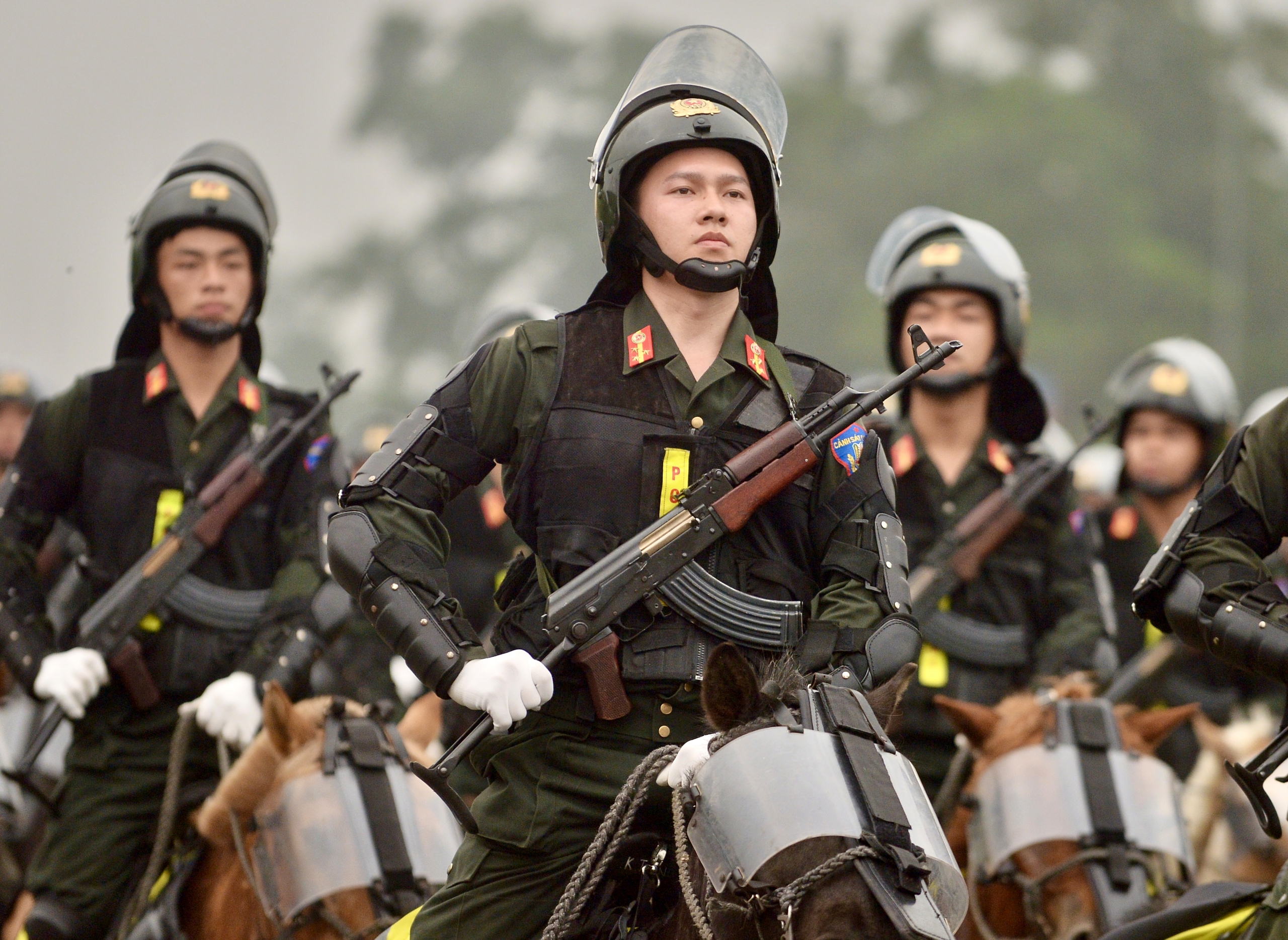 3 đại tướng kiểm tra hợp luyện diễu binh kỷ niệm chiến thắng Điện Biên Phủ- Ảnh 23.
