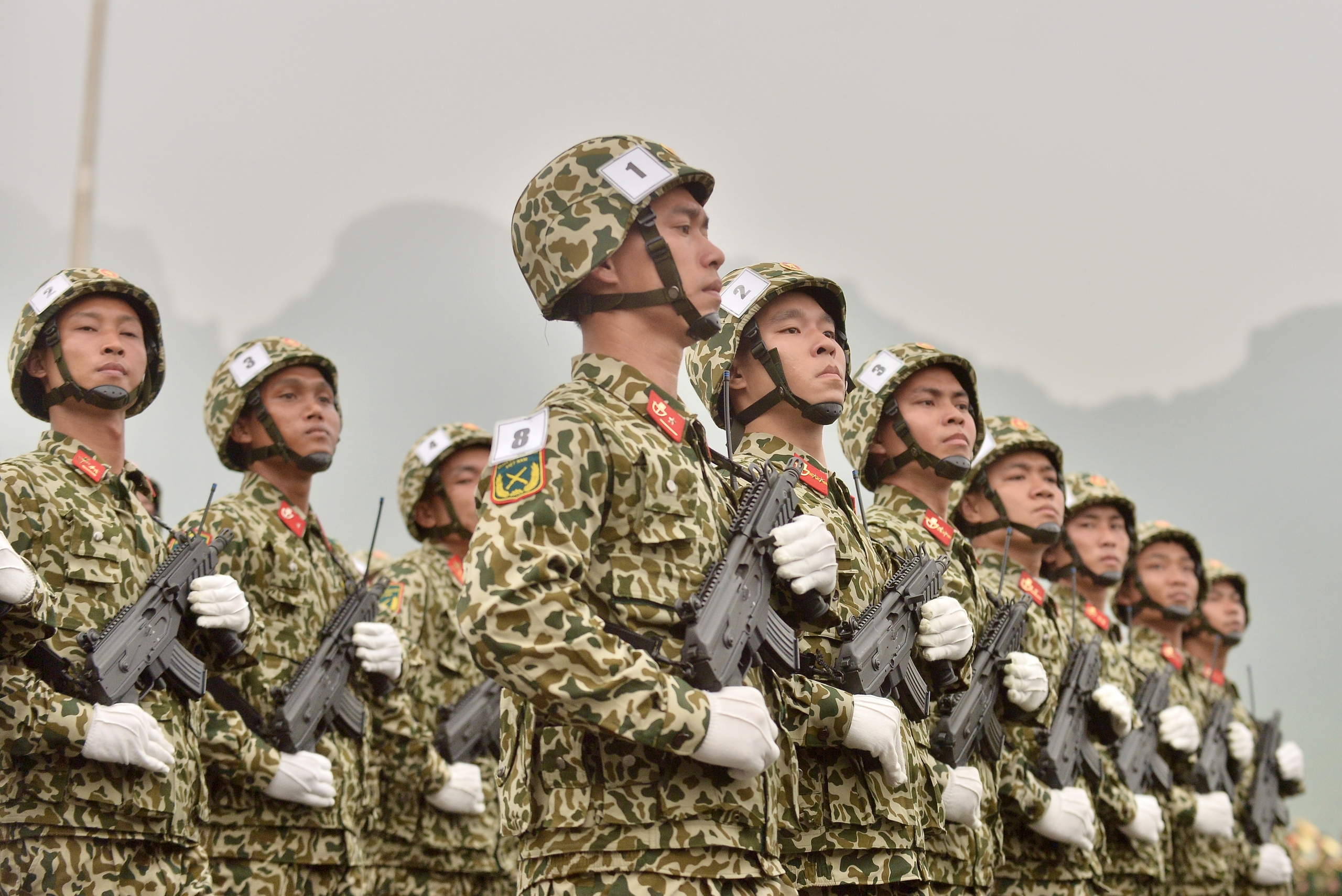 3 đại tướng kiểm tra hợp luyện diễu binh kỷ niệm chiến thắng Điện Biên Phủ- Ảnh 8.