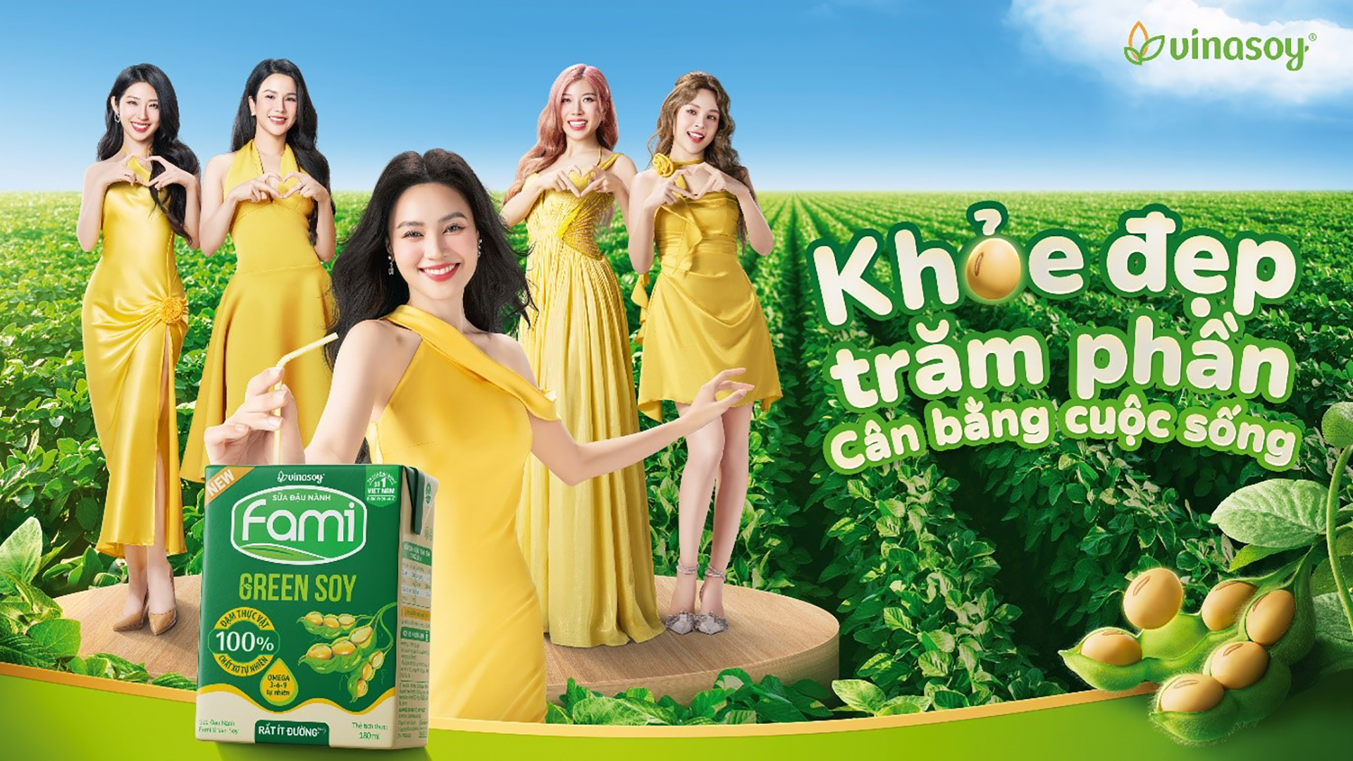 Fami Green Soy đồng hành giúp phụ nữ khỏe đẹp trăm phần và tận hưởng trong mọi trải nghiệm cuộc sống Fami Green Soy đồng hành giúp phụ nữ khỏe đẹp trăm phần và tận hưởng trong mọi trải nghiệm cuộc sống