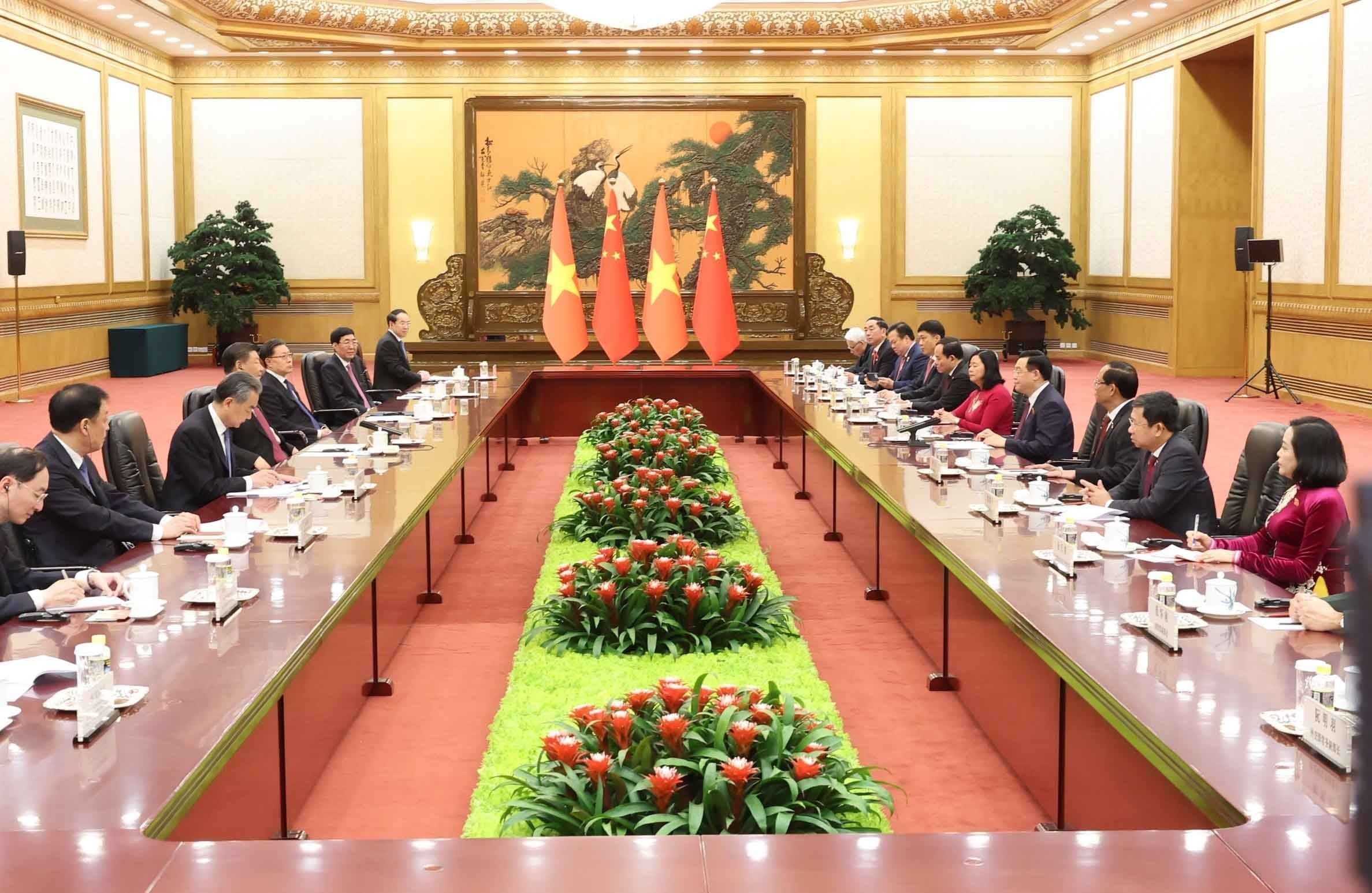 Chủ tịch Quốc hội Vương Đình Huệ hội kiến Tổng Bí thư, Chủ tịch nước Trung Quốc- Ảnh 2.