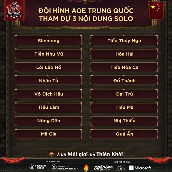 AoE Việt - Trung 2024 Cúp Thiên Khôi: Nơi tinh hoa đế chế hội tụ- Ảnh 3.
