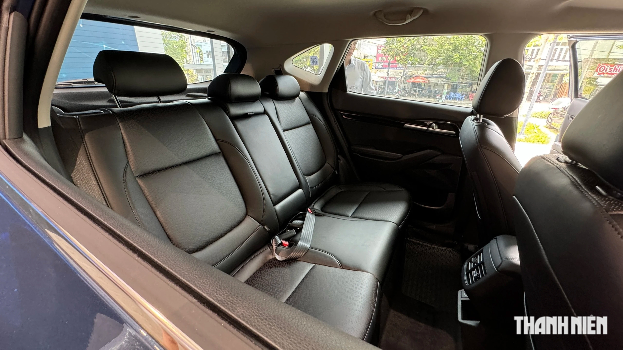 Ghế ngồi trên Kia Seltos 2024 bản Luxury bọc da nhưng không cao cấp như bản Premium