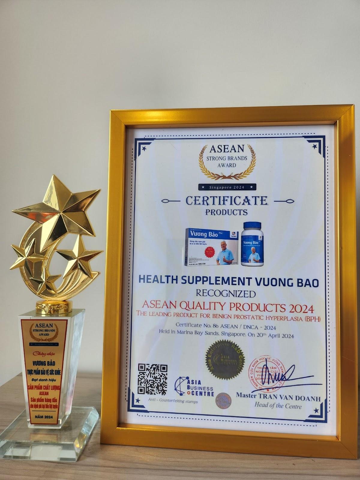 Vương Bảo của Dược phẩm Thái Minh tiếp tục đạt giải thưởng chất lượng ASEAN 2024- Ảnh 2.