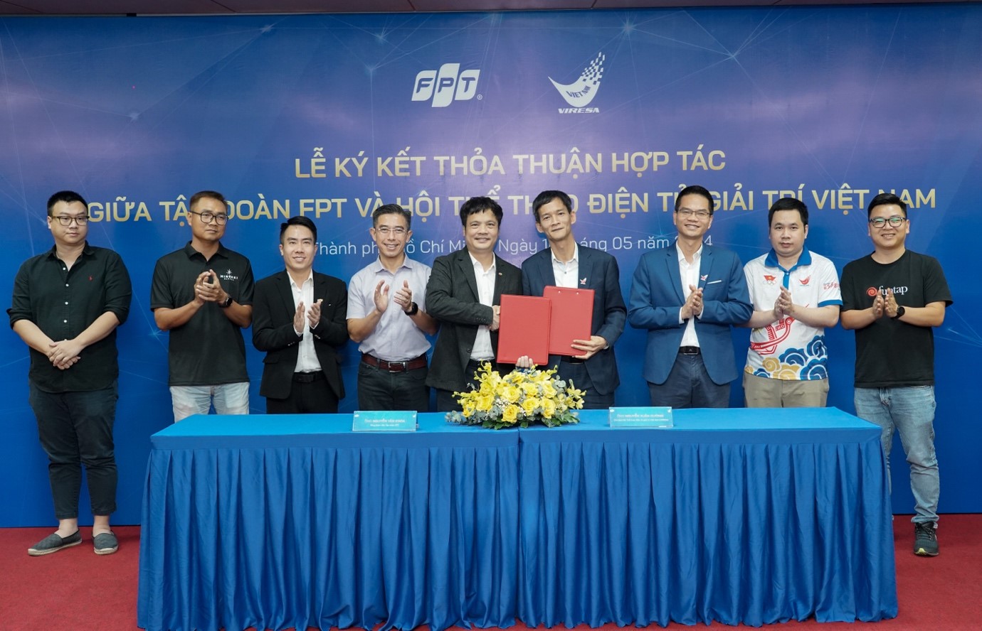 VIRESA và FPT ký thỏa thuận hợp tác phát triển thể thao điện tử - Ảnh 1