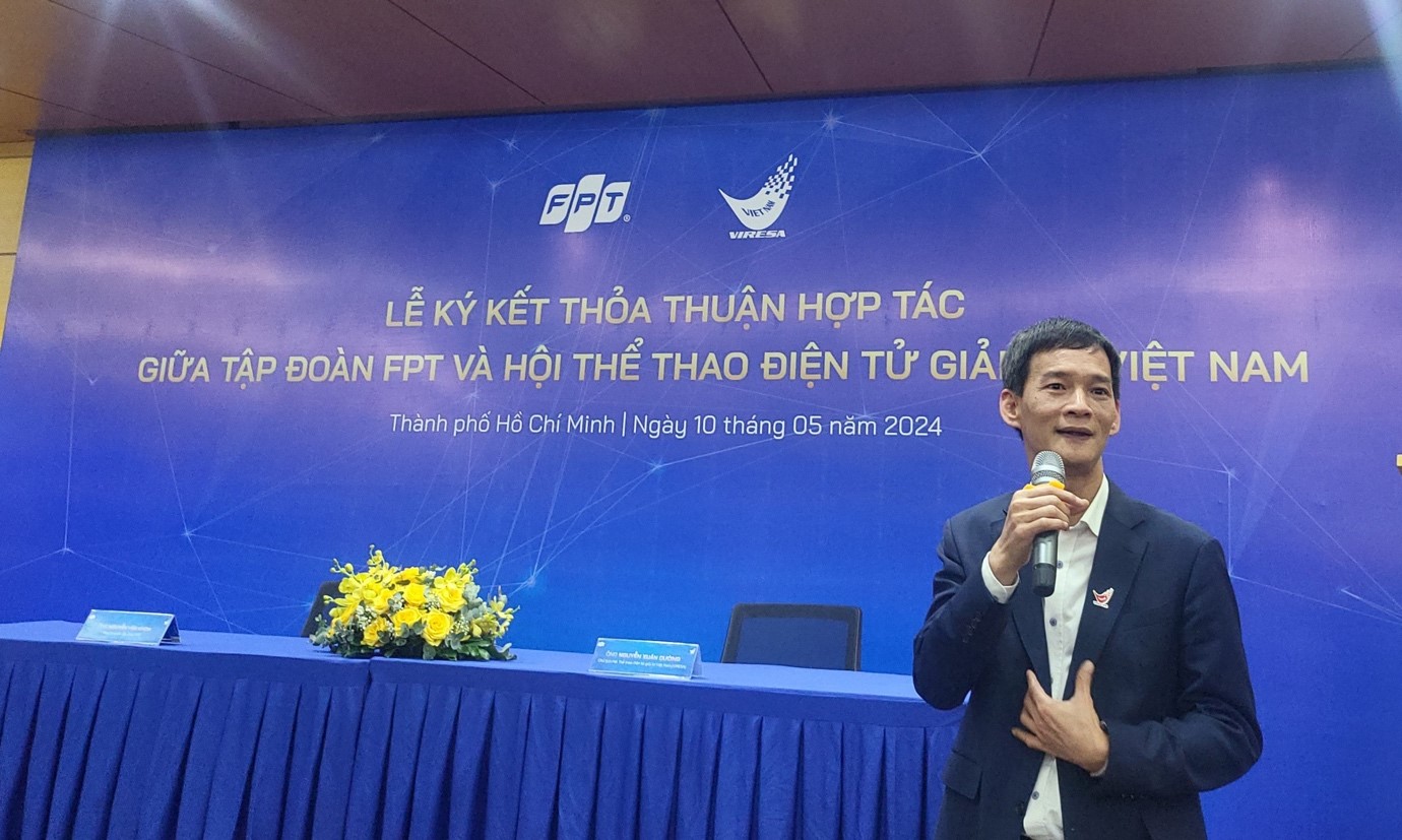 Chủ tịch VIRESA Nguyễn Xuân Cường phát biểu