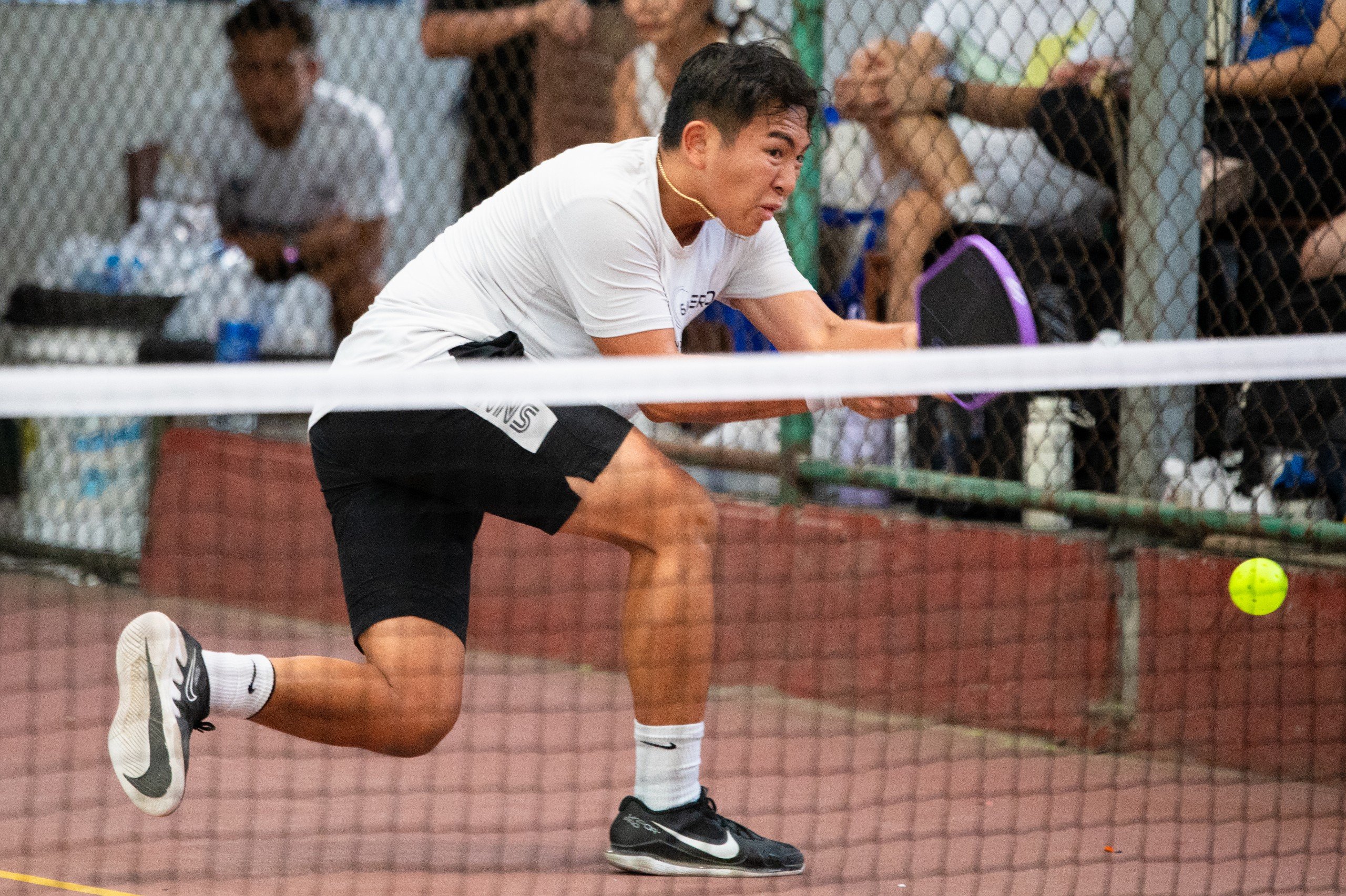 Huỳnh Thiên Phúc thi đấu tại giải pickleball mở rộng khu vực châu Á 2024