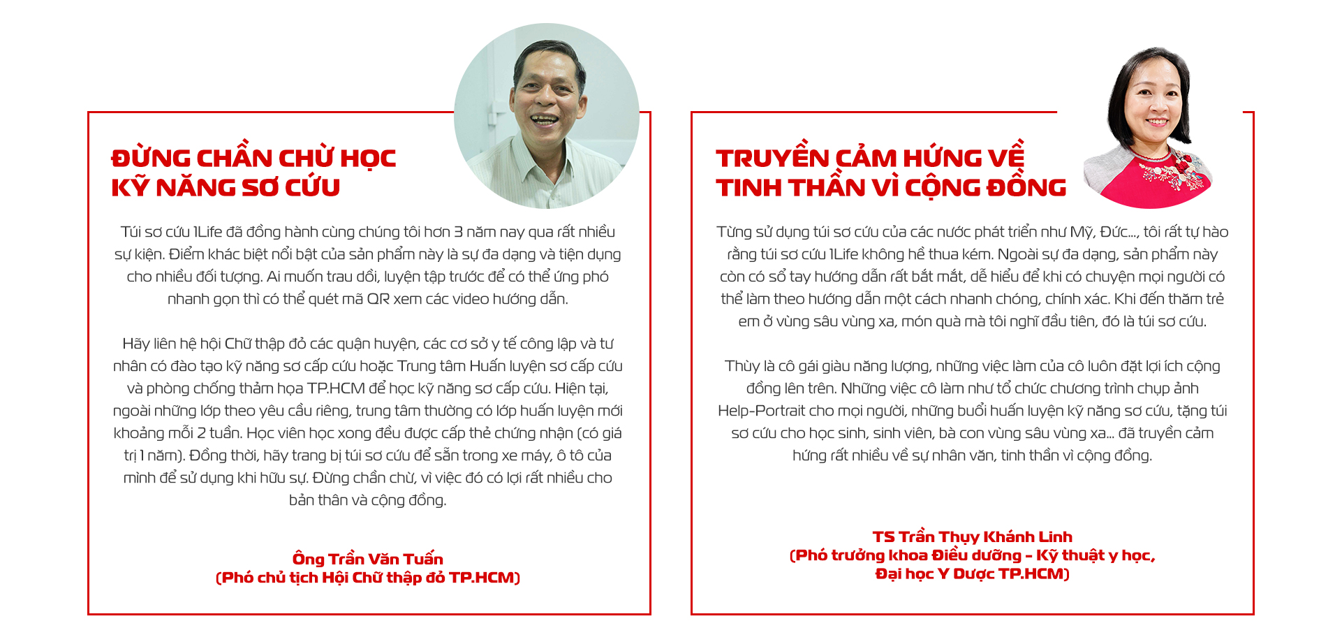 Nguyễn Thanh Thùy, sáng lập túi sơ cứu 1Life
Cùng làm điều có ích
- Ảnh 13.