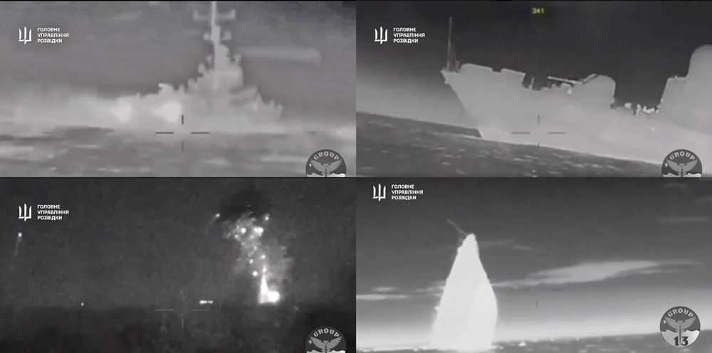 Tàu chiến Ivanovets của Hải quân Nga bị Ukraine đánh chìm ở Biển Đen
