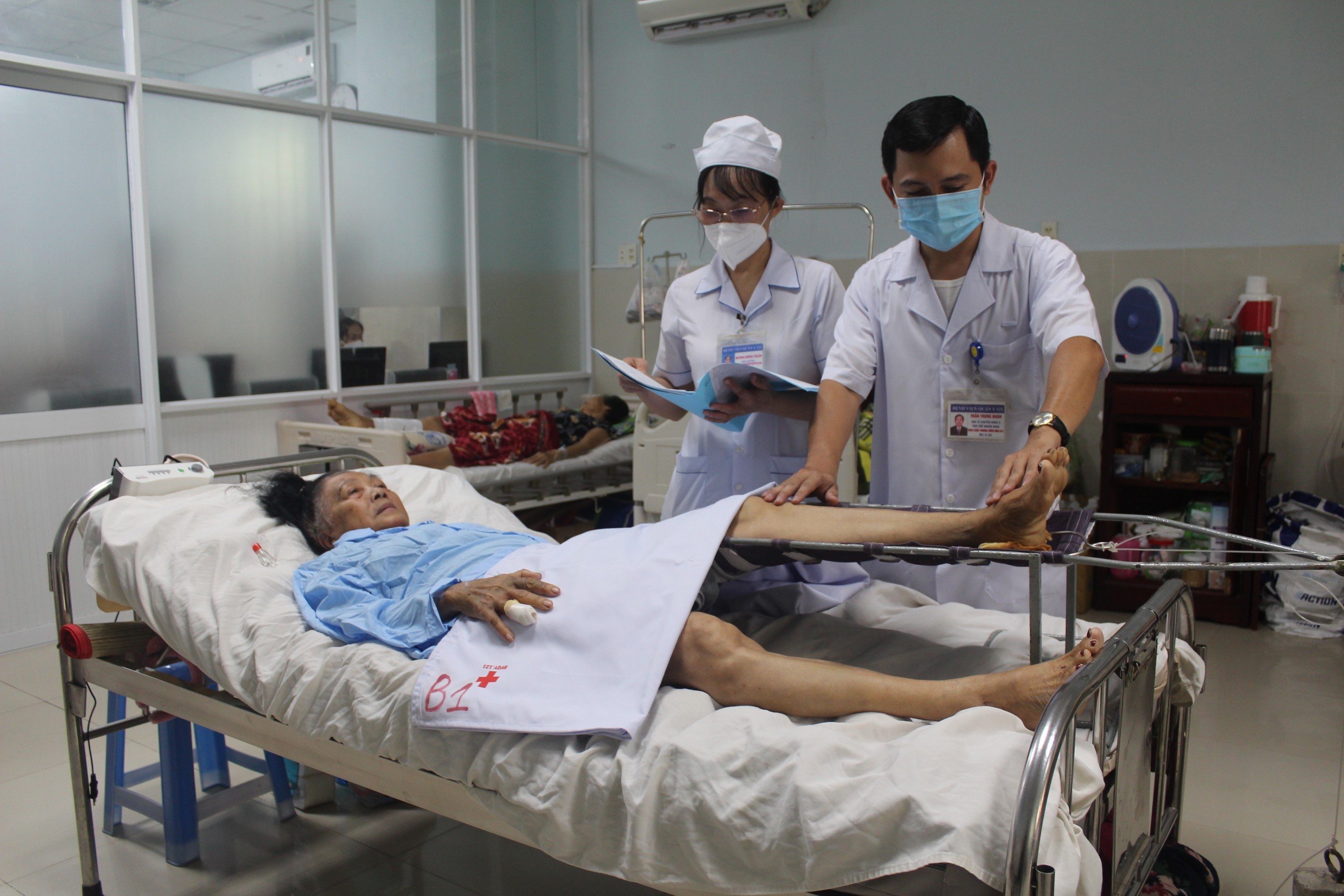 Bệnh viện Quân y 121 xử lý thành công nhiều ca bệnh khó- Ảnh 3. Nữ bệnh nhân P. đang hồi phục tốt tại Bệnh viện Quân y 121