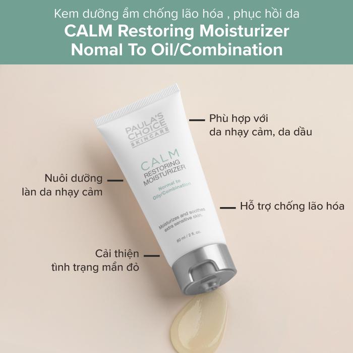 Tác dụng Paula’s Choice Calm Restoring Moisturizer