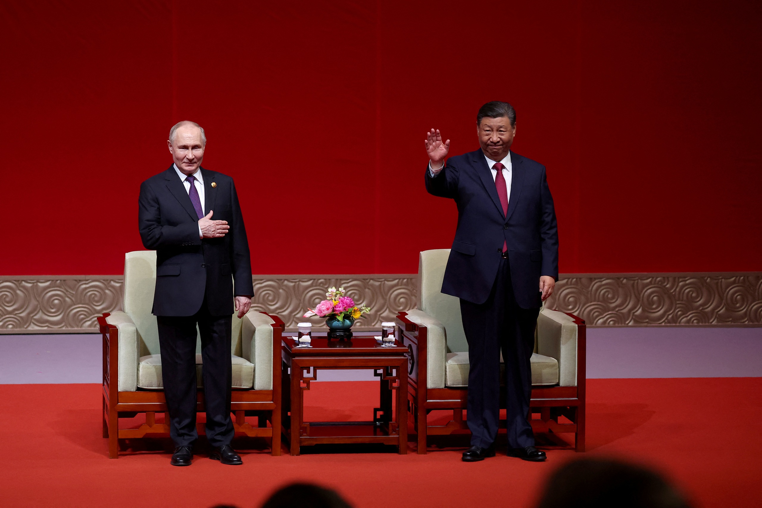 Tổng thống Nga Vladimir Putin trong chuyến thăm cấp nhà nước đến Trung Quốc của Chủ tịch Tập Cận Bình.