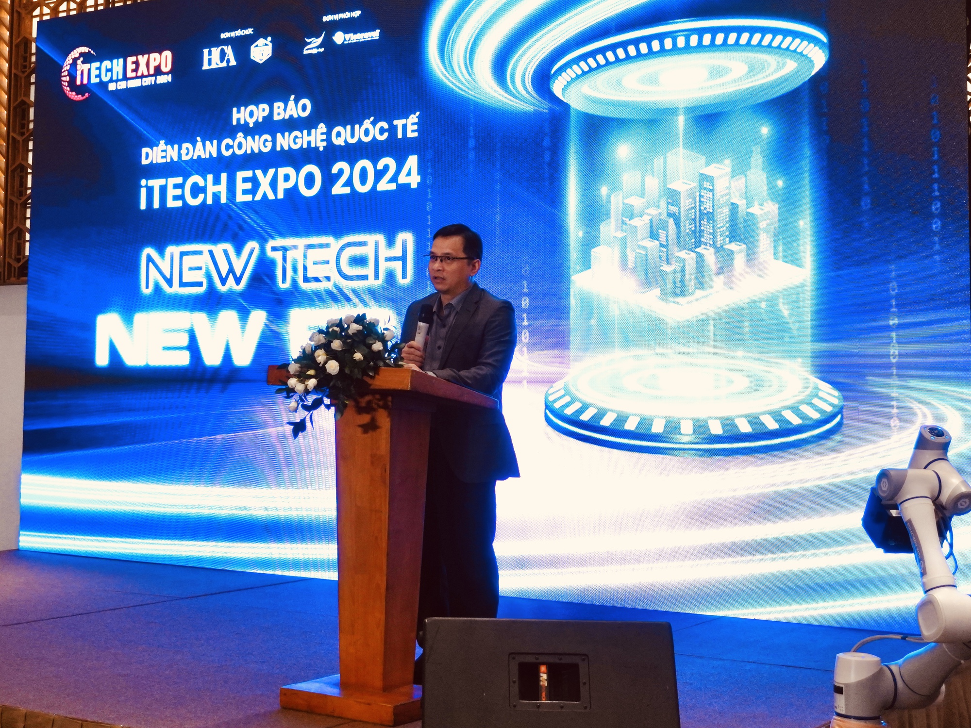 Ông Lin Nguyễn Hải Long nói về hoạt động triển lãm iTECH EXPO 2024