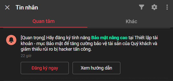 TCBS tăng cường bảo mật tài khoản và an toàn giao dịch- Ảnh 2.