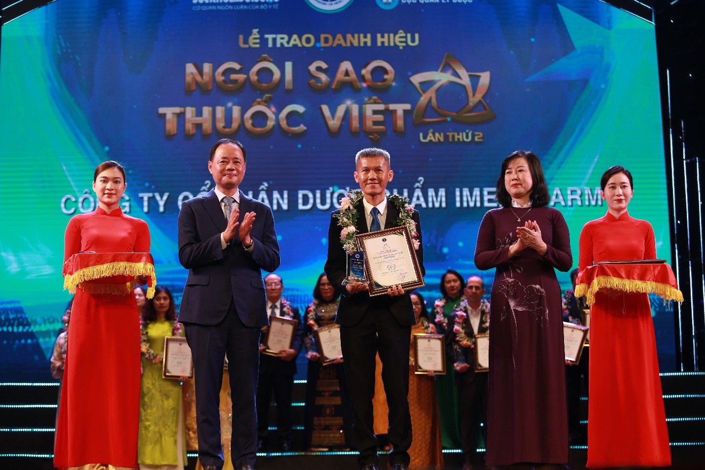 Imexpharm vinh dự nhận giải thưởng ‘Ngôi sao thuốc Việt’ lần thứ II- Ảnh 1.