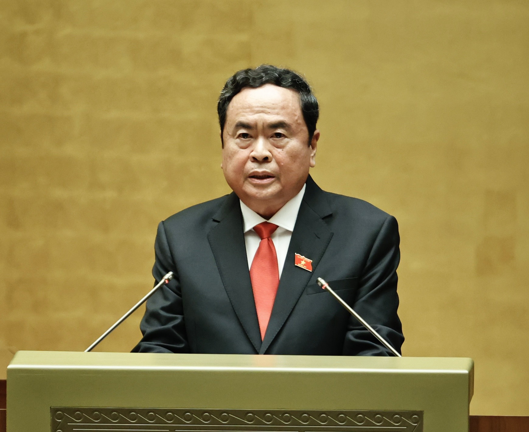 Tân Chủ tịch Quốc hội Trần Thanh Mẫn phát biểu nhậm chức