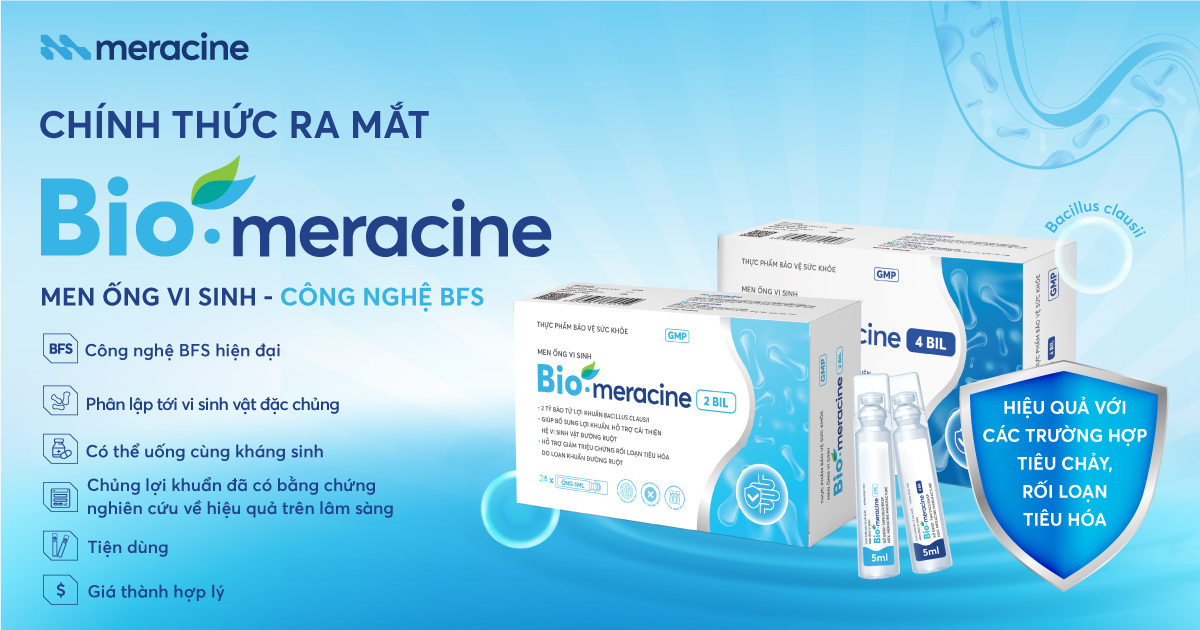 Dược phẩm Meracine ra mắt sản phẩm men ống vi sinh mới ứng dụng công nghệ BFS- Ảnh 4. Dược phẩm Meracine ra mắt sản phẩm men ống vi sinh mới ứng dụng công nghệ BFS- Ảnh 4.