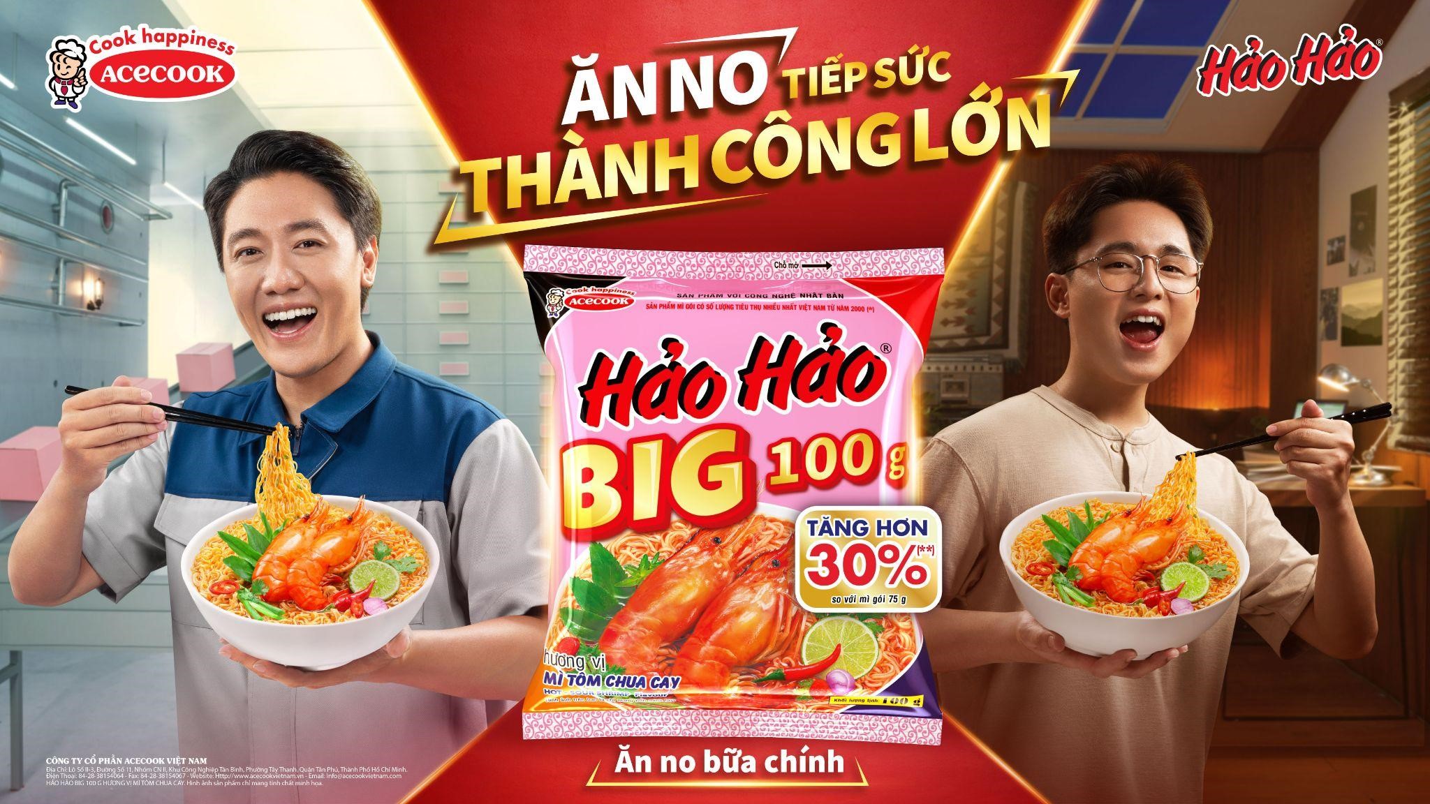 Hảo Hảo tìm ra chủ nhân trúng 1 tỉ đồng và ra mắt Hảo Hảo BIG 100g