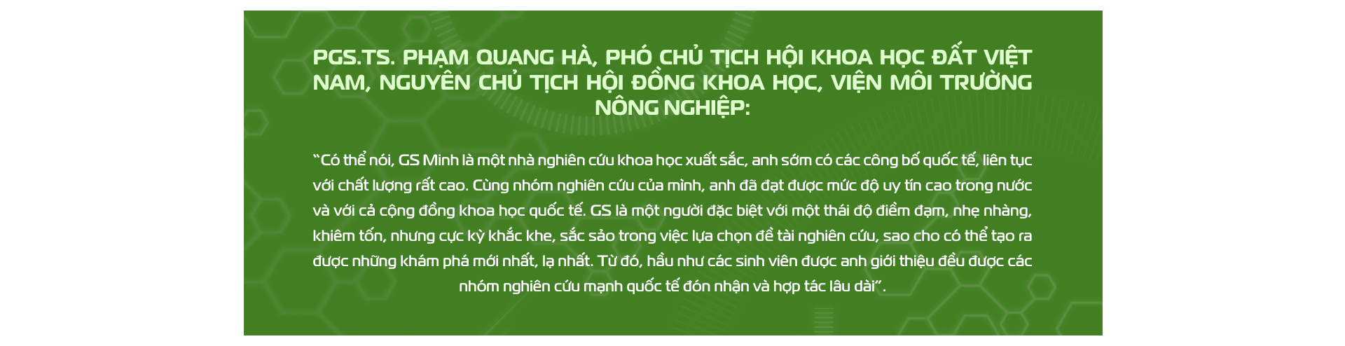 Giáo sư Nguyễn Ngọc Minh: “Trên đồng ruộng chúng tôi còn lam lũ hơn bà con nông dân”
- Ảnh 2.