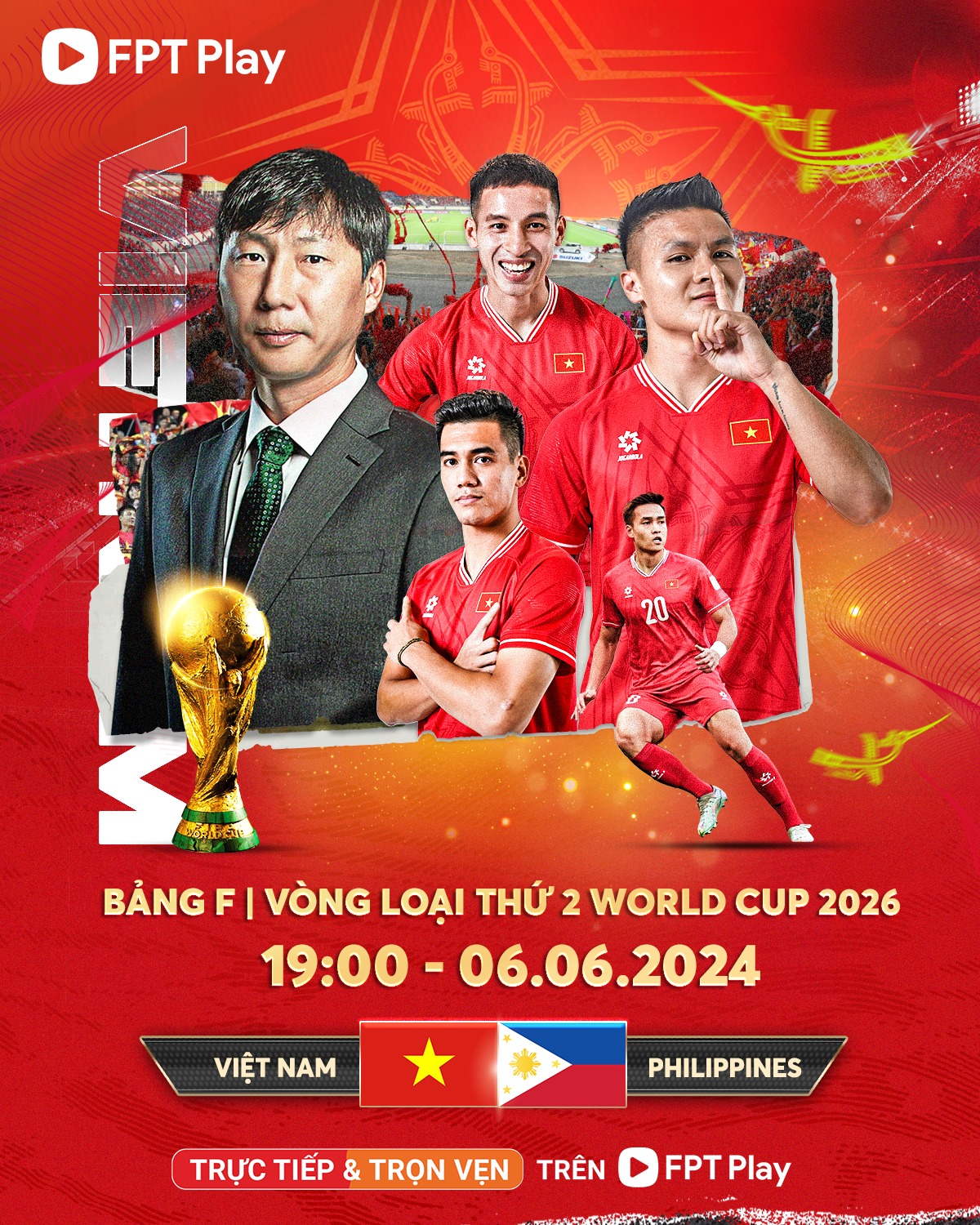 Vòng loại World Cup 2026: Xem đội tuyển Việt Nam đấu Philippines ở đâu, khi nào?- Ảnh 1.