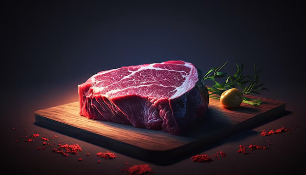 Thịt đỏ có khoảng 25% protein nhưng hàm lượng chất béo cũng cao hơn