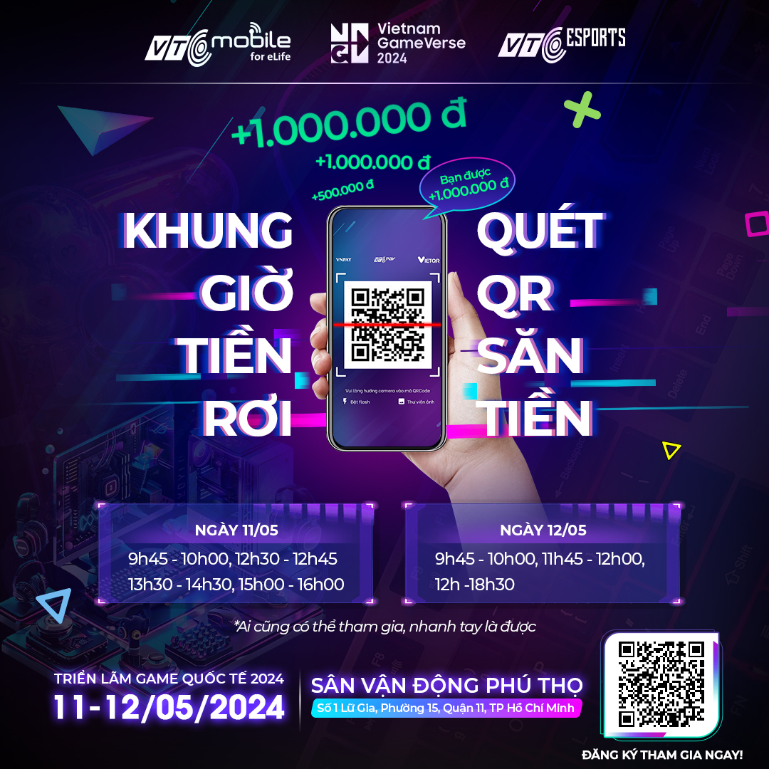 VTC Mobile tặng quà khủng cho game thủ