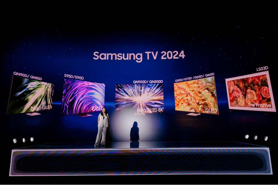 Samsung giới thiệu loạt sản phẩm TV 2024 được trang bị AI - Ảnh 1