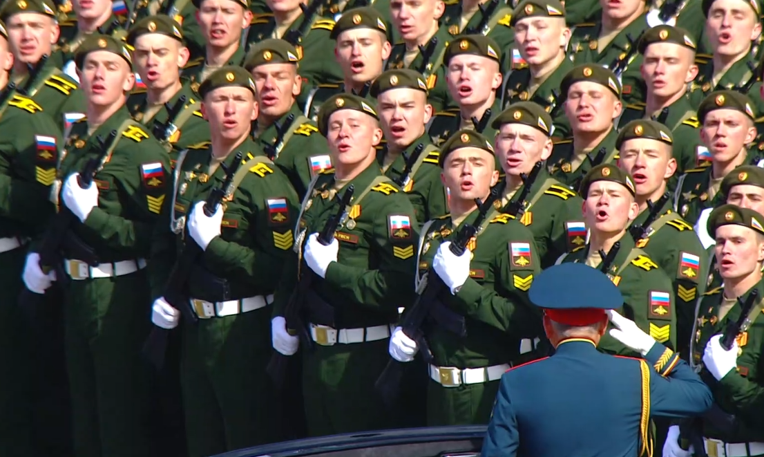 Bộ trưởng Quốc phòng Nga Sergei Shoigu thị sát lễ duyệt binh