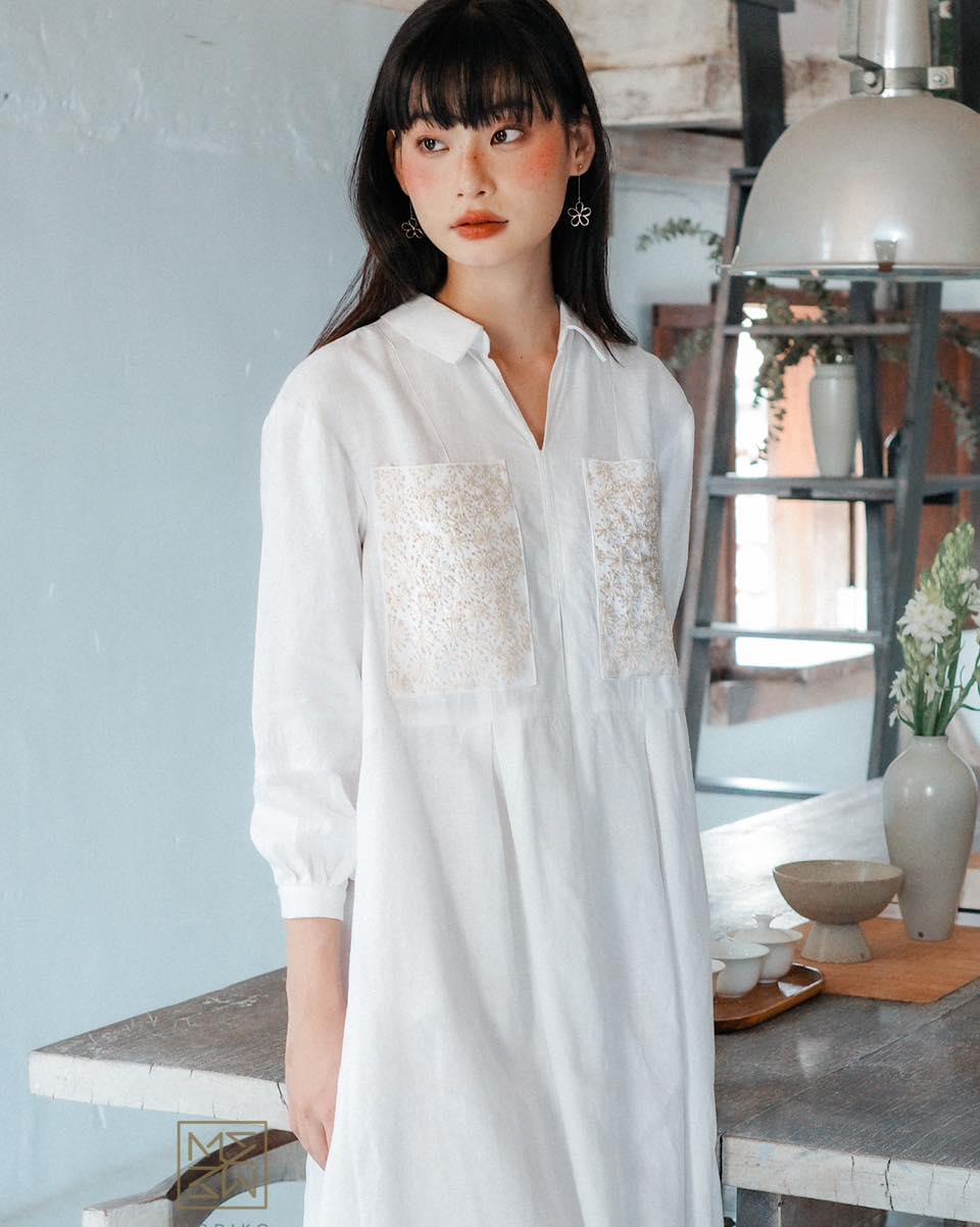 ללבוש פשתן זה פשוט, מגניב ויפה באופן מפתיע - תמונה 6. Mặc linen đơn giản lại mát và đẹp không ngờ- Ảnh 6.