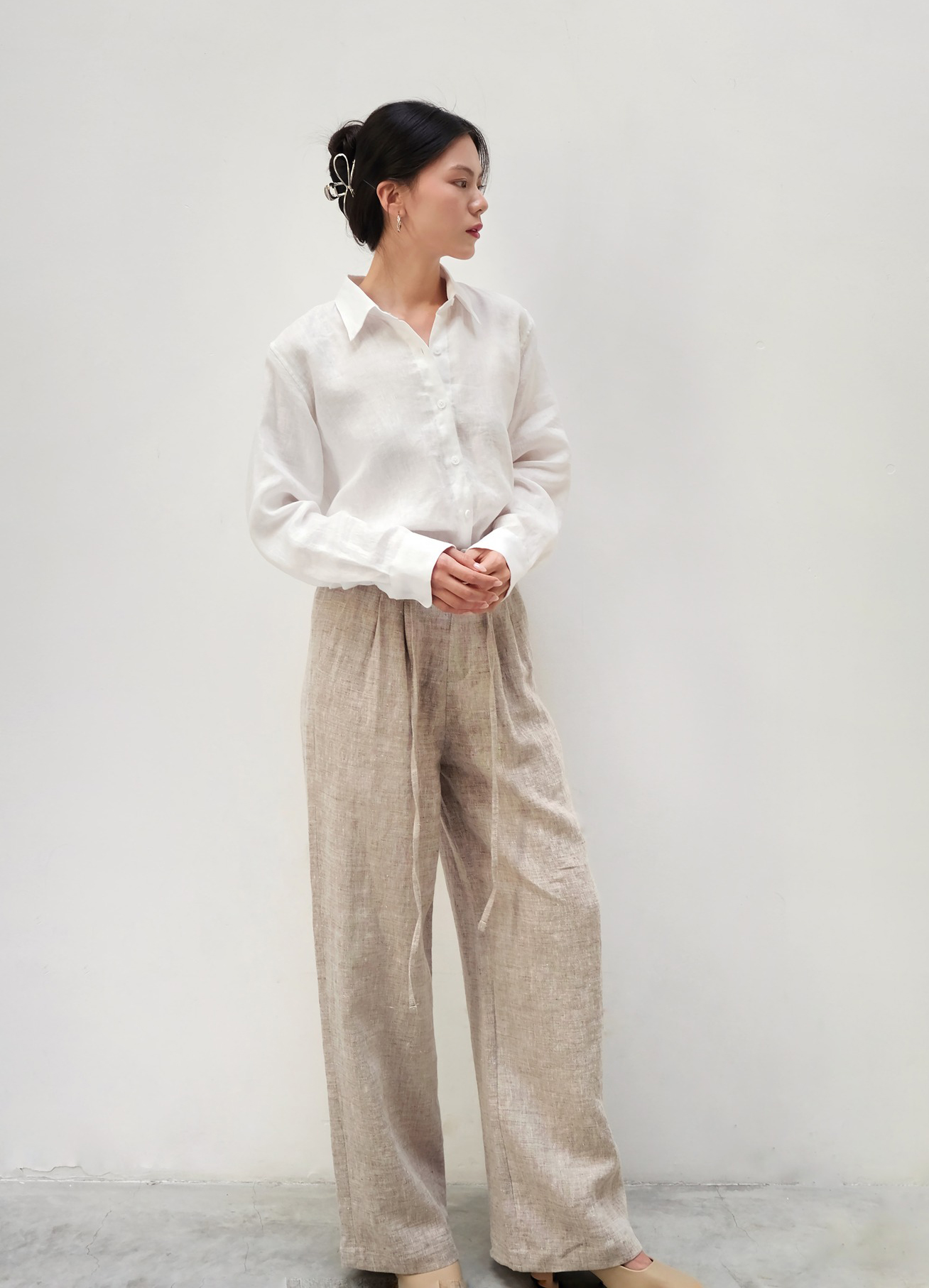 ללבוש פשתן זה פשוט, מגניב ויפה באופן מפתיע - תמונה 11. Mặc linen đơn giản lại mát và đẹp không ngờ- Ảnh 11.
