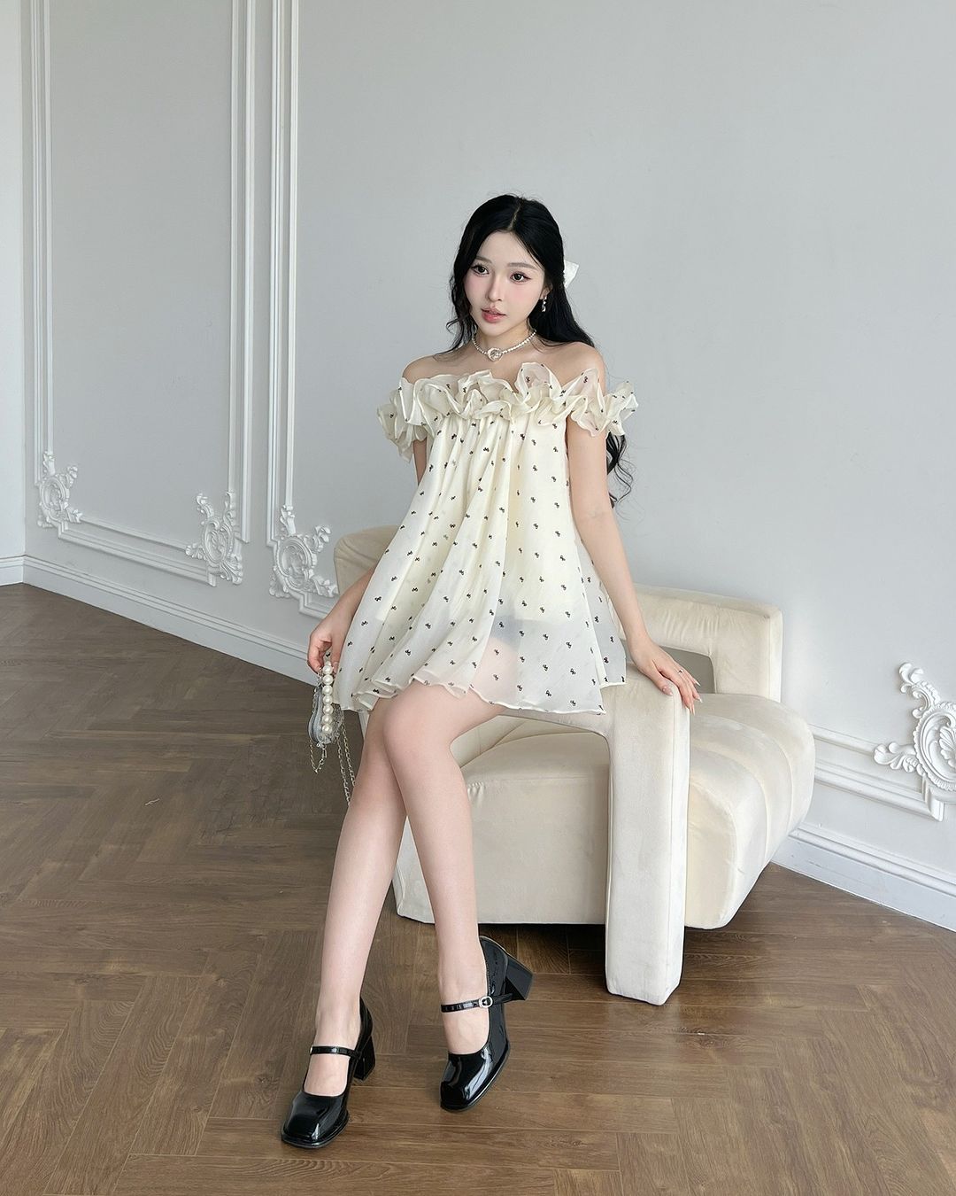 בד משי הוא חומר המשקף את הרעננות והנשיות של הקיץ - תמונה 7. Vải tơ là chất liệu phản ánh vẻ tươi mới và nữ tính của mùa hè- Ảnh 7.