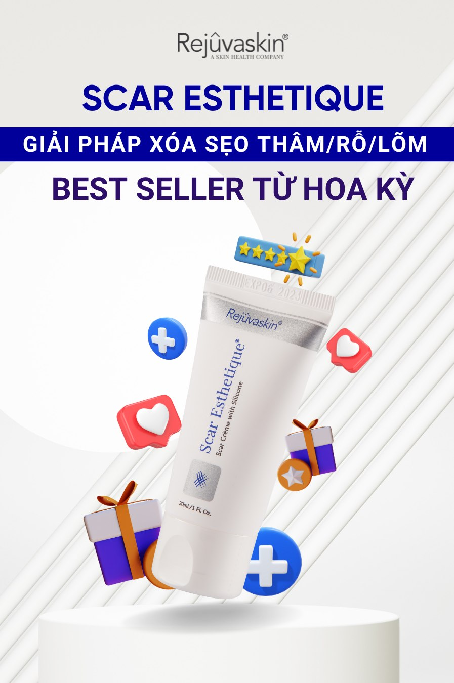 Top 3 thuốc trị sẹo được bình chọn hiệu quả và tìm mua nhiều nửa đầu 2024- Ảnh 2.