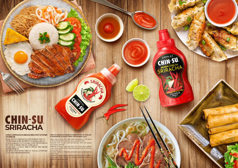 Tương ớt Sriracha nổi bật với vị cay cực đã, lần đầu tiên xuất hiện tại Hàn Quốc