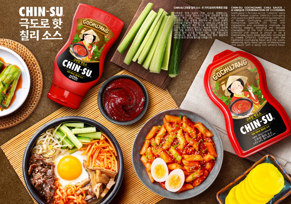 Tương ớt Chin-su Gochujang là sự hòa quyện độc đáo của hai nền ẩm thực Việt Hàn