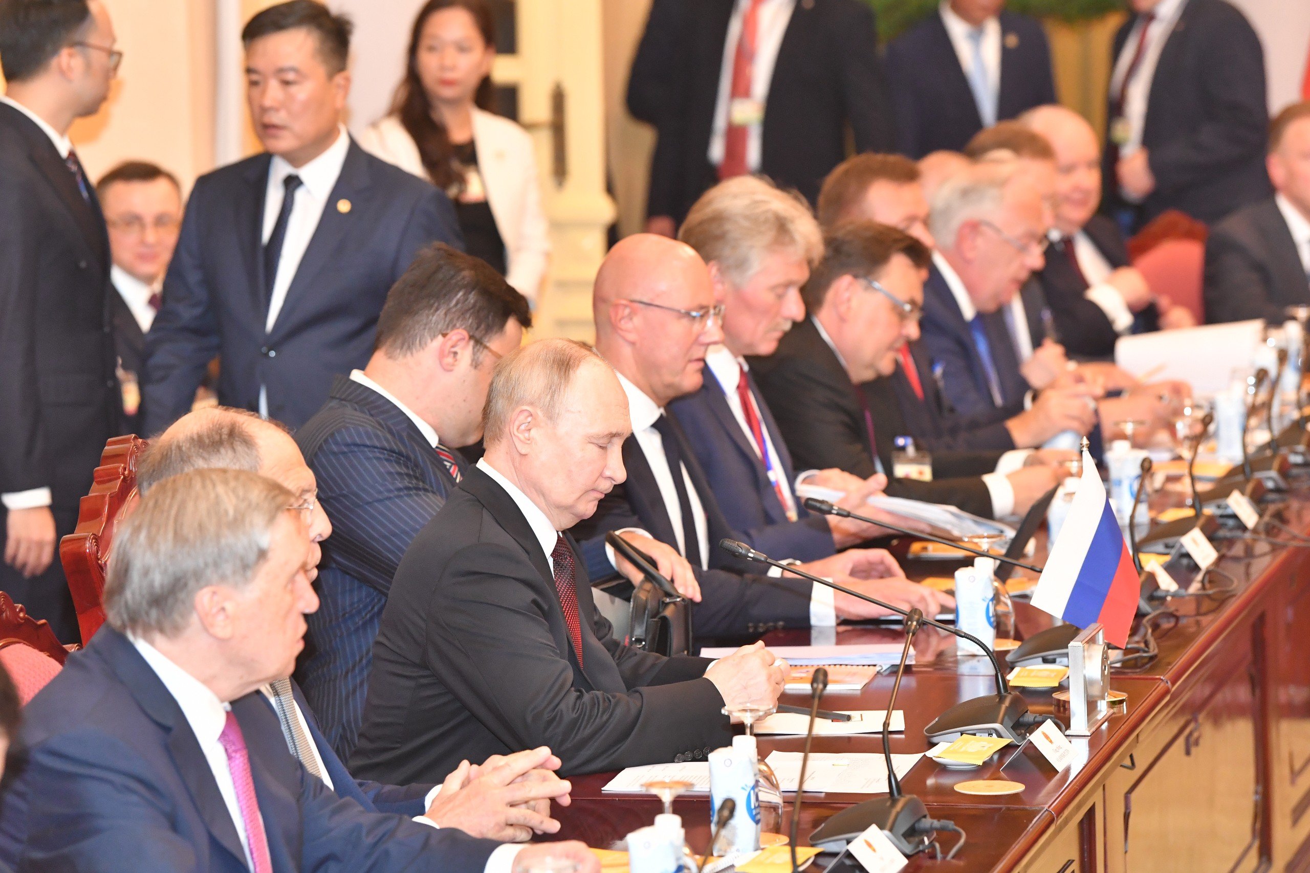 Chủ tịch nước Tô Lâm chủ trì lễ đón Tổng thống Nga Vladimir Putin- Ảnh 6.