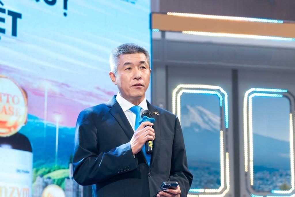 Theo ông Toshiyuki Ishii - Tổng Giám đốc Dược Hậu Giang, trong năm 2024, nhãn hàng NattoEnzymthực hiện 23 hội thảo dành cho 5.000 nhà thuốc và 20 hội thảo cho hơn 10.000 người tiêu dùng để nâng cao nhận thức dự phòng đột quỵ cho cộng đồng Theo ông Toshiyuki Ishii - Tổng Giám đốc Dược Hậu Giang, trong năm 2024, nhãn hàng NattoEnzymthực hiện 23 hội thảo dành cho 5.000 nhà thuốc và 20 hội thảo cho hơn 10.000 người tiêu dùng để nâng cao nhận thức dự phòng đột quỵ cho cộng đồng