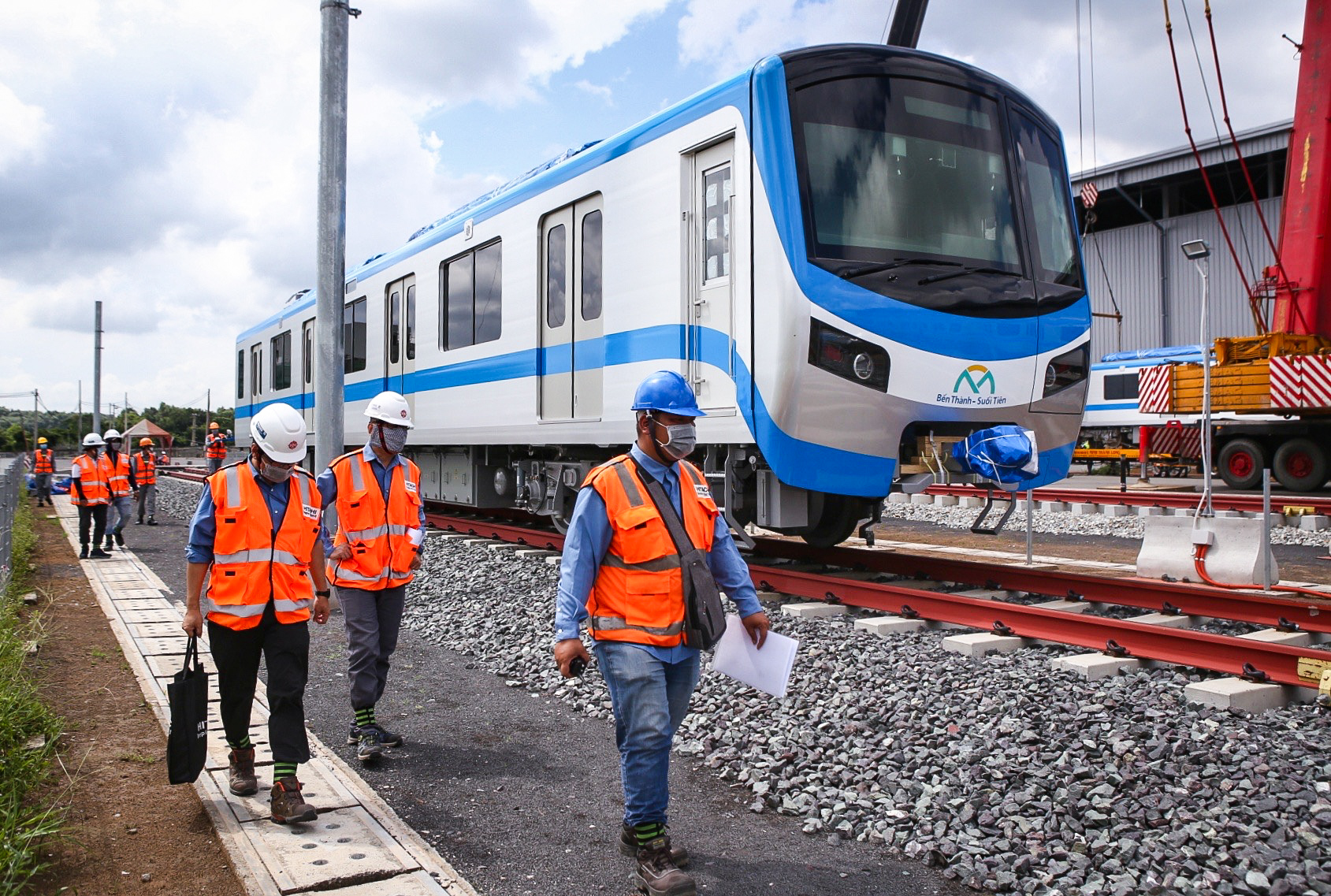 Tàu metro tại Depot Long Bình (TP.Thủ Đức, TP.HCM)_ảnh Nhật Thịnh.JPG