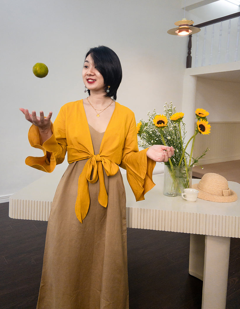 Trend linen musim panas tiada siapa yang mahu ketinggalan - Foto 10. Xu hướng linen mùa hè không ai muốn bỏ lỡ- Ảnh 10.