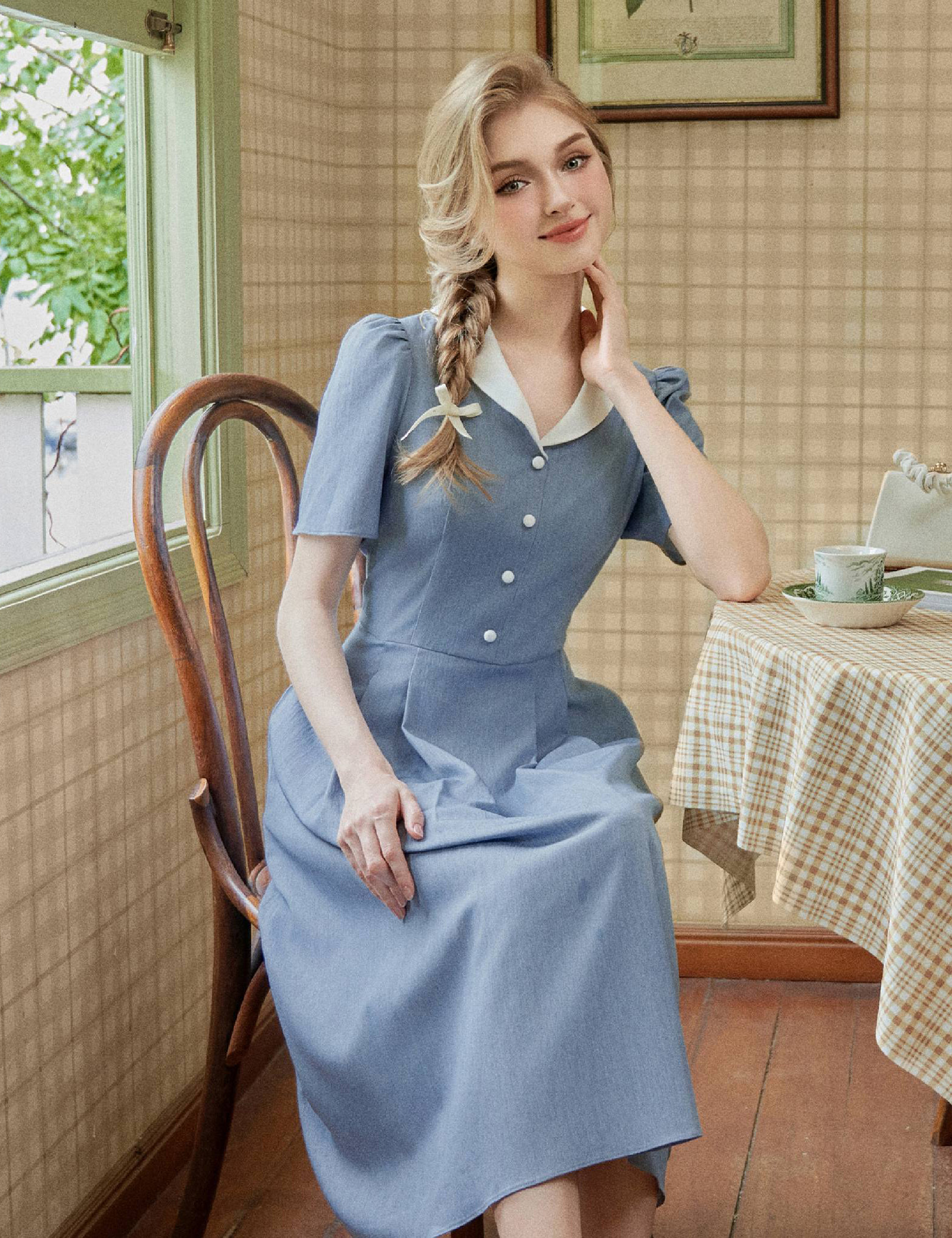 Vestido camisero, la prenda multiusos mágica sin la que no puede vivir - Foto 9. Váy sơ mi, món đồ đa năng kỳ diệu nàng không thể sống thiếu- Ảnh 9.