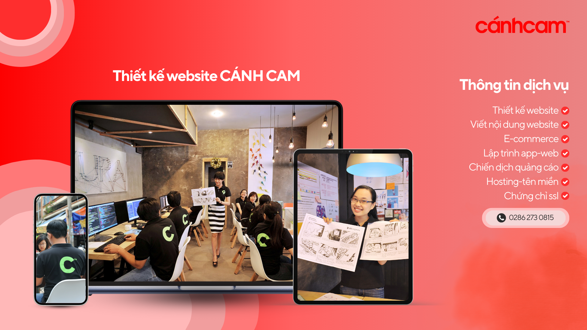 Cánh Cam Agency - Thiết kế website chuyên nghiệp, nâng tầm thương hiệu