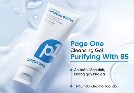 Review sữa rửa mặt Page One Cleansing Gel Purifying With B5 có sạch sâu không?- Ảnh 5.