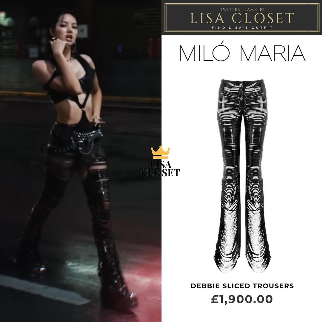 ایم وی راک اسٹار میں لیزا کی الماری کی قیمت کا انکشاف - تصویر 4۔ Bóc giá tủ đồ của Lisa trong MV Rockstar- Ảnh 4.