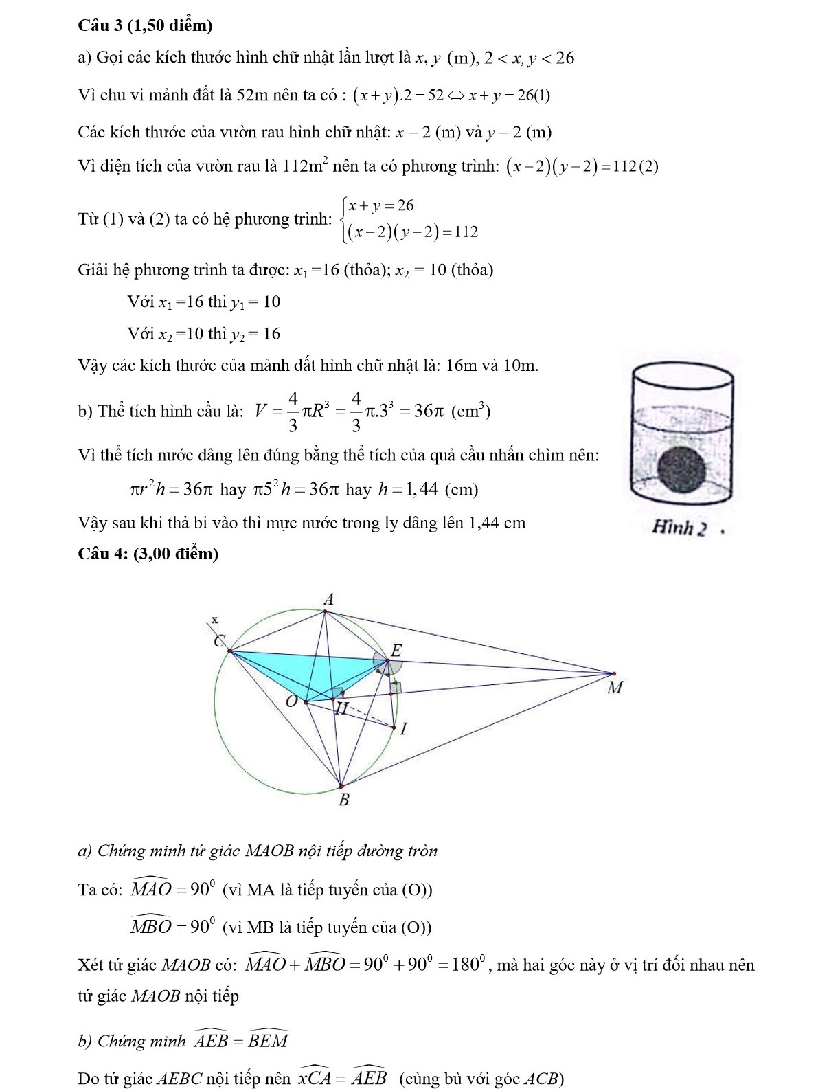 Gợi ý giải đề thi môn toán tuyển sinh lớp 10 tỉnh Khánh Hòa- Ảnh 3.