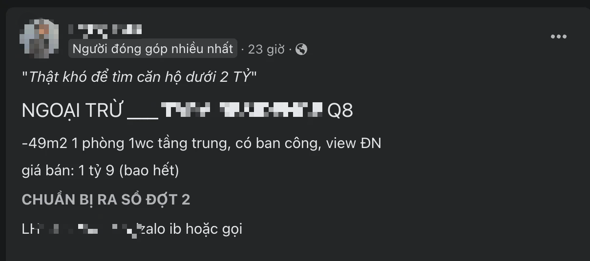 Dưới 2 tỉ mua nhà chung cư TP.HCM: Khát khao ước mơ có dễ thực hiện?- Ảnh 2.