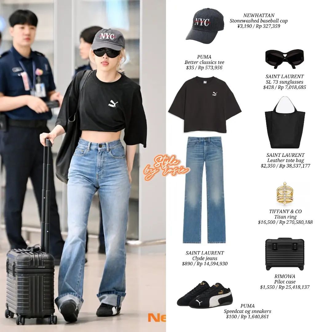 Rosé și-a ajustat constant rochia și a purtat ochelari de soare de la aeroport până la covorul roșu - Fotografia 9. Rosé chỉnh váy áo liên tục, đeo kính đen từ sân bay đến thảm đỏ- Ảnh 9.