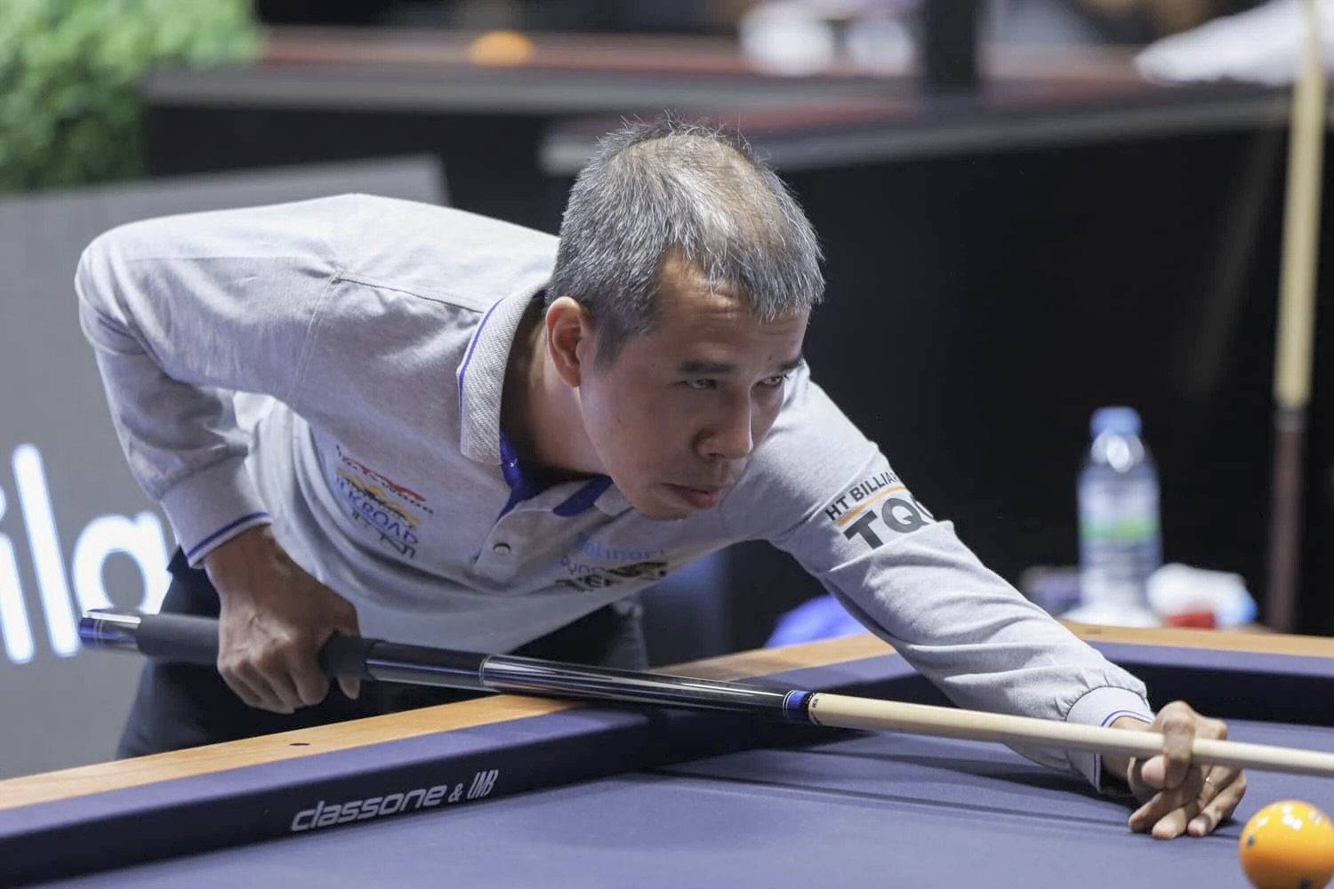 World Cup billiards: Trần Quyết Chiến quá đẳng cấp, 4 cơ thủ Việt Nam xuất sắc vào vòng knock-out- Ảnh 1.