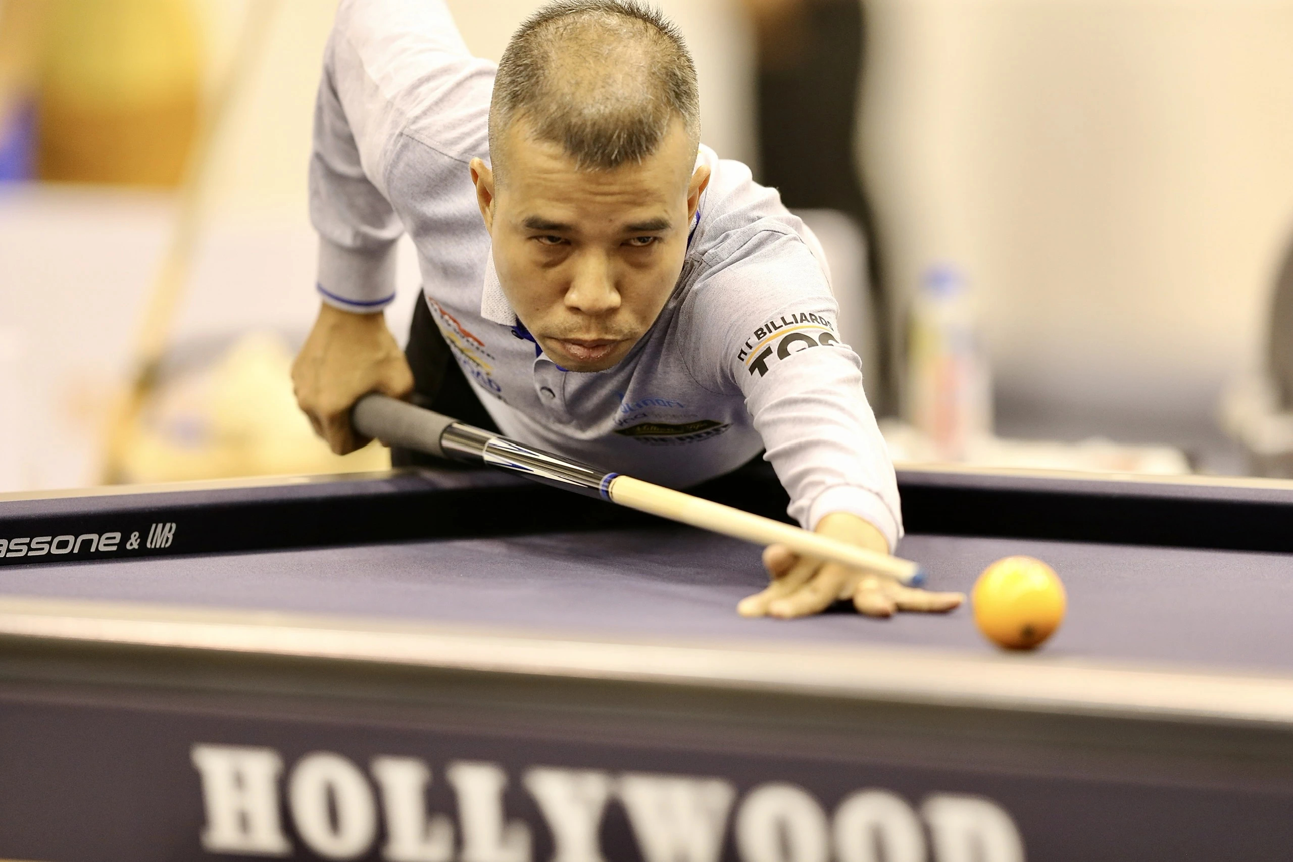 World Cup billiards: Trần Quyết Chiến ngược dòng ngoạn mục, thắng 'nghẹt thở' thiên tài Caudron- Ảnh 1.