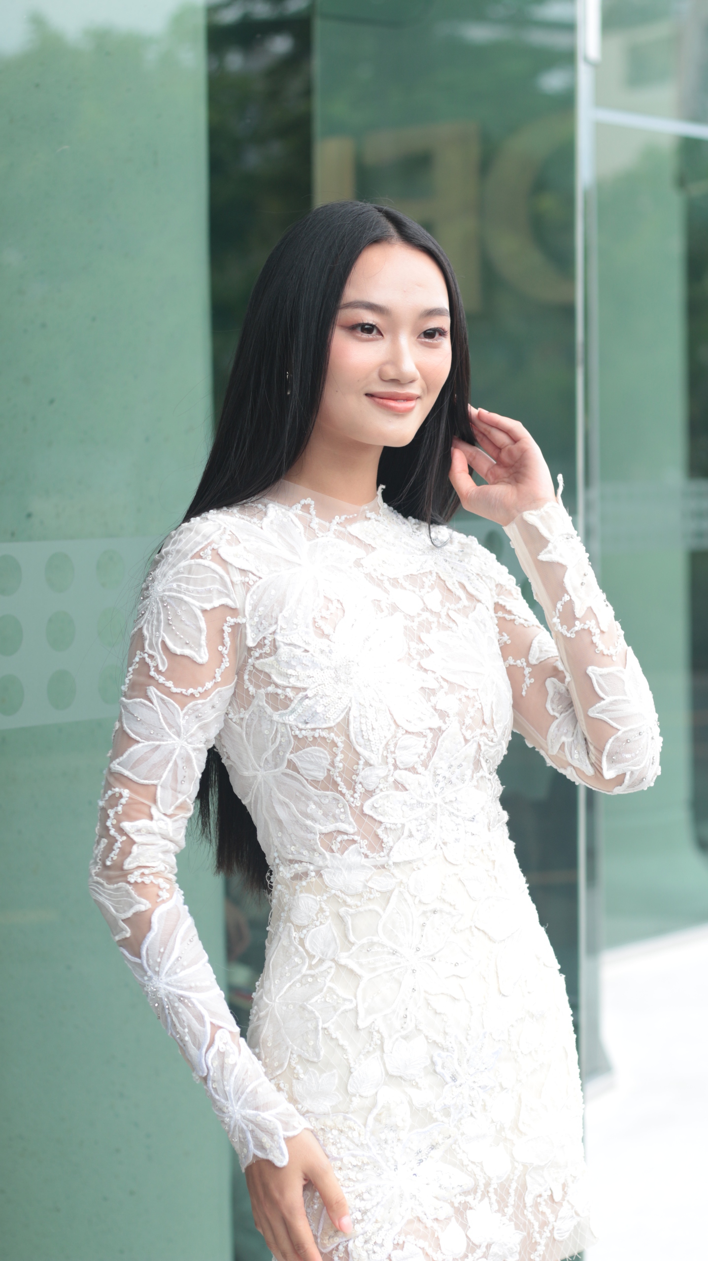 Diện mạo mới của Hoa hậu Kỳ Duyên trong ngày sơ khảo Miss Universe Vietnam - Ảnh 5.