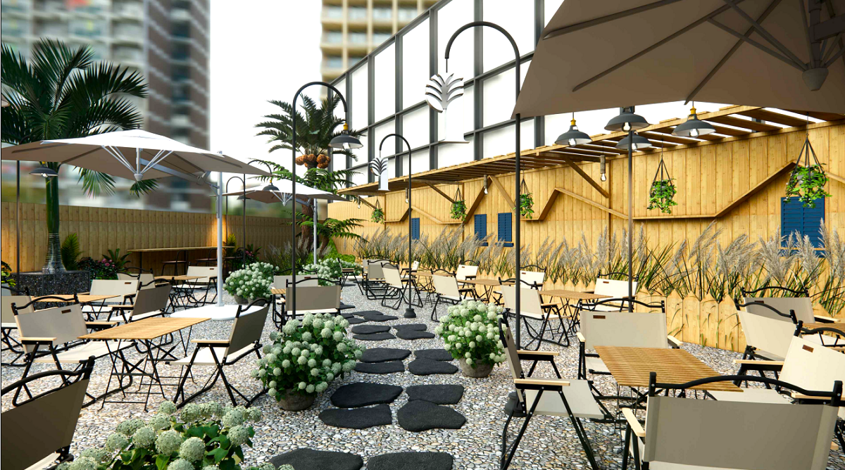 Đếm ngược tới ngày Vincom Mega Mall Grand Park chính thức khai trương- Ảnh 6. Vincom Mega Mall Grand Park sở hữu Cafe ngoài trời tại tầng 5 của TTTM