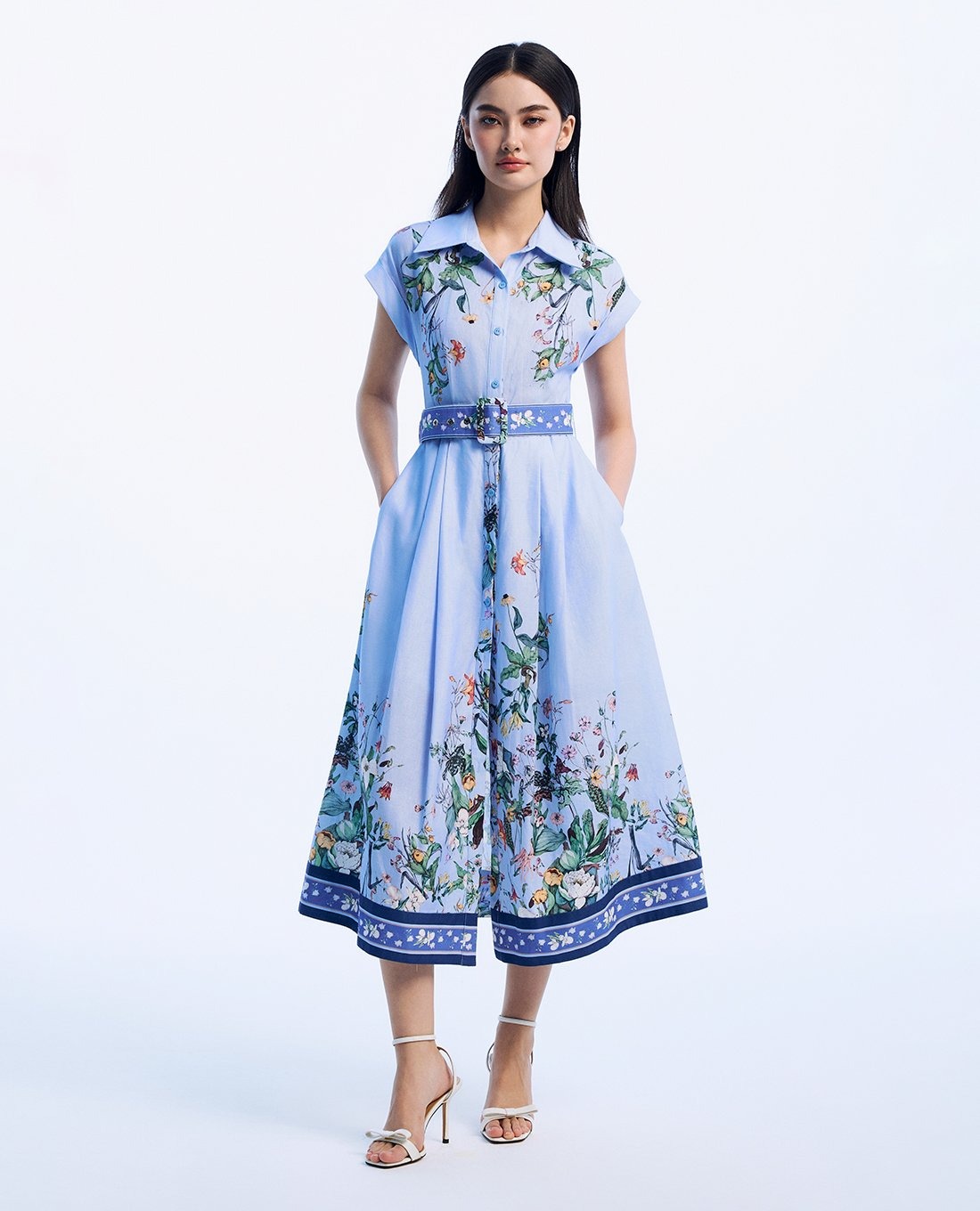 Forvandle deg til en elegant dame med en skjortekjole - Bilde 5. Hóa thân thành quý cô thanh lịch với đầm sơ mi- Ảnh 5.